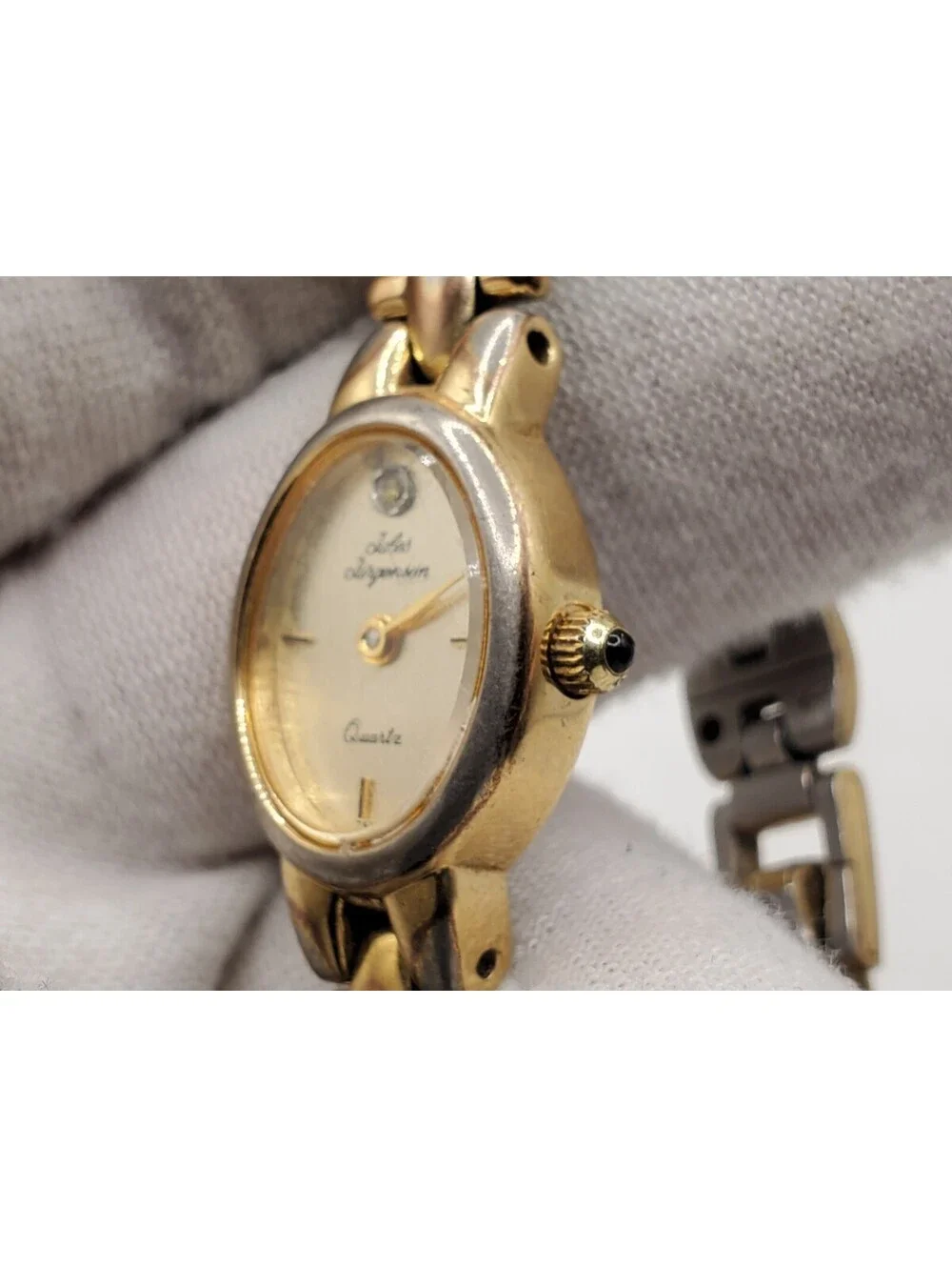 Jules Jurgensen Quartz Watch Women 16mm For Parts Or Repair